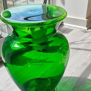 Vintage green vase stool by Philippe Starck for Kartell: La Bohéme series